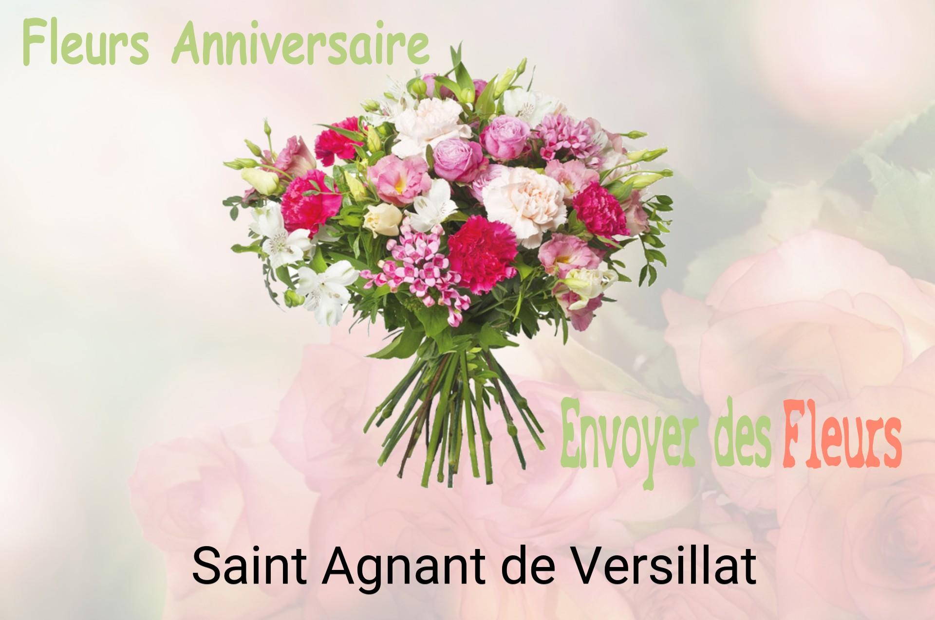 Bouquet de fleurs d’anniversaire livré à Saint-Agnant-de-Versillat